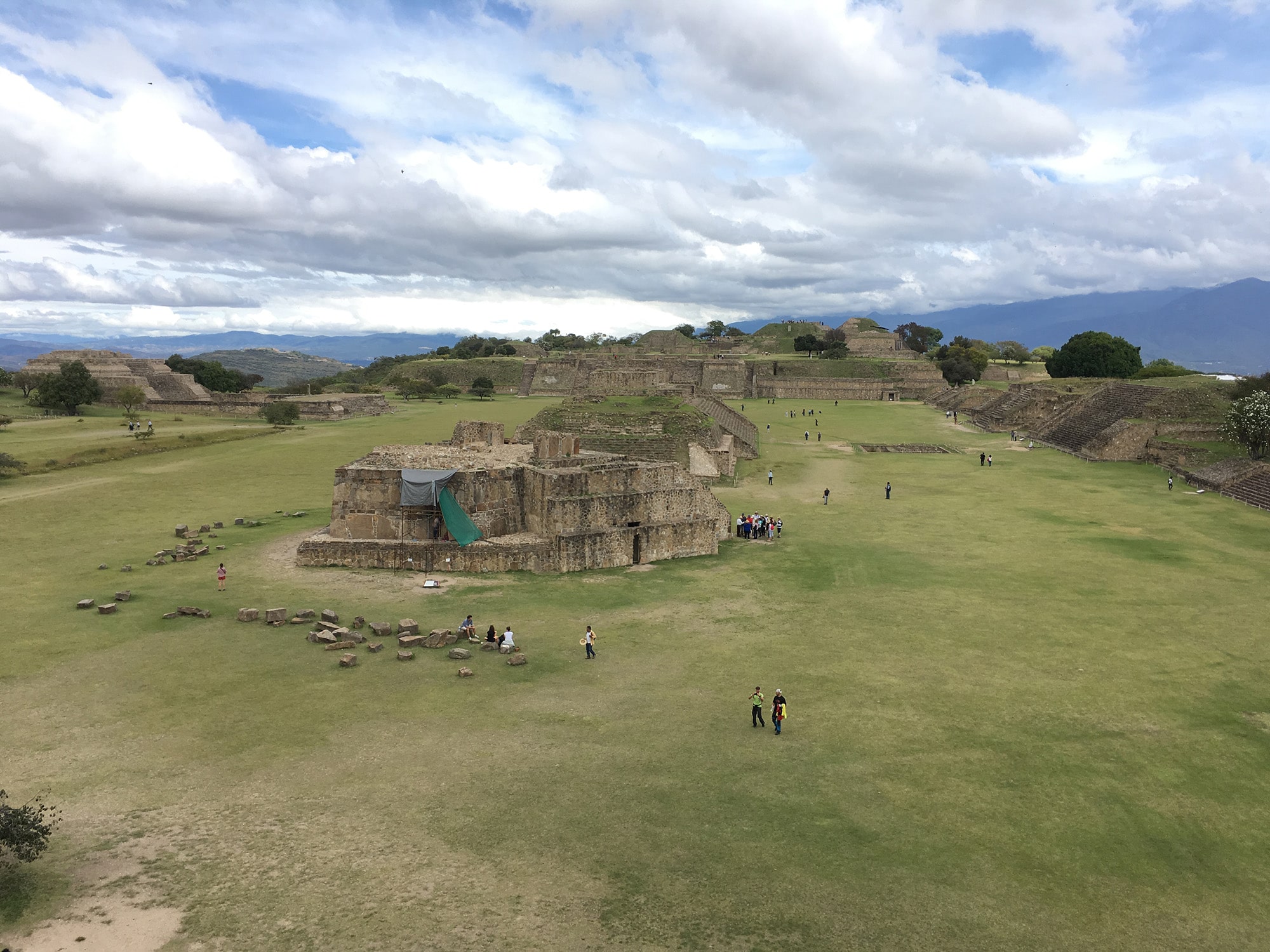 adult school trip to Oaxaca, Mexico - Monte Alban archaeological